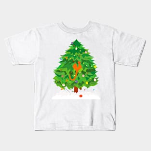 Merry Christmeow Kids T-Shirt